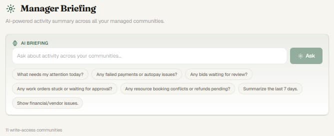 Manager AI Briefing